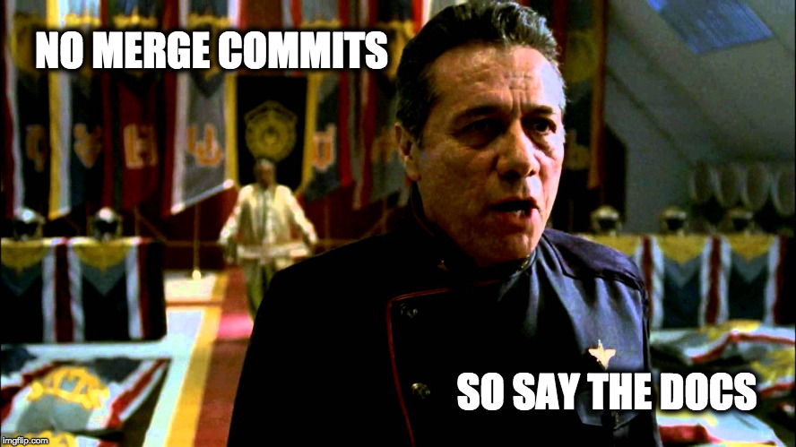 No merge commits